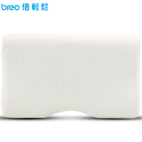 倍轻松(Breo) 蝶形记忆枕 迎合各种睡姿 护颈椎枕 护颈枕芯 磁石护颈枕