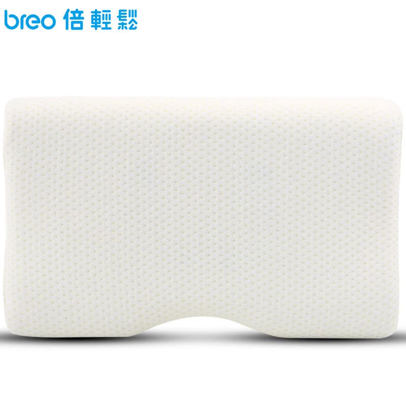倍轻松(Breo) 蝶形记忆枕 迎合各种睡姿 护颈椎枕 护颈枕芯 磁石护颈枕图片