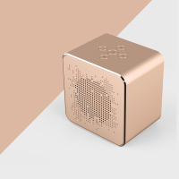 amuer JH5021 金色 V5金属便携车载蓝牙音箱户外小钢炮手机音箱