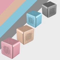 amuer JH5021 金色 V5金属便携车载蓝牙音箱户外小钢炮手机音箱