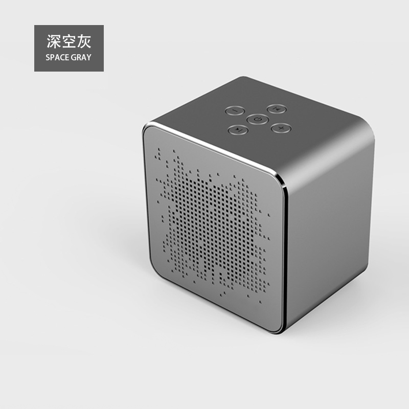 amuer JH5022 黑色 V5金属便携车载蓝牙音箱户外小钢炮手机音箱