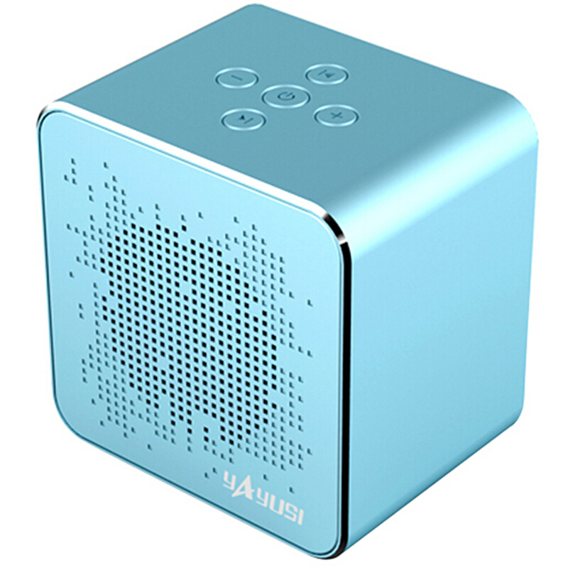 amuer JH5023 蓝色 V5金属便携车载蓝牙音箱户外小钢炮手机音箱