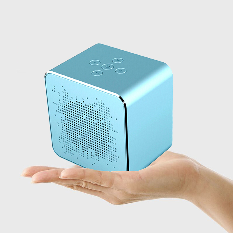 amuer JH5023 蓝色 V5金属便携车载蓝牙音箱户外小钢炮手机音箱