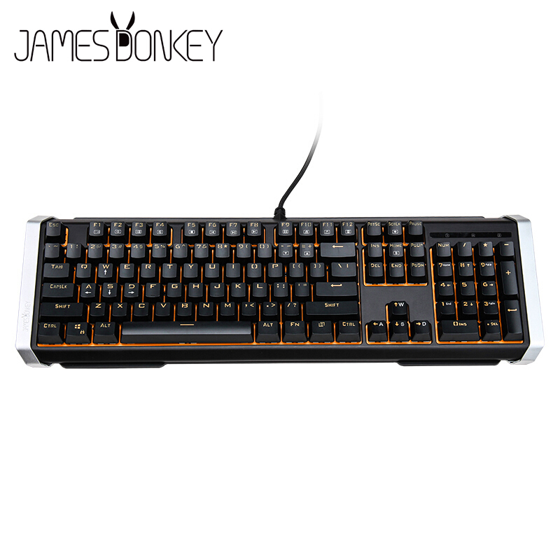 贝戋马户(james donkey)贱驴 612 凯华蹄子机械键盘 黑黄黑轴