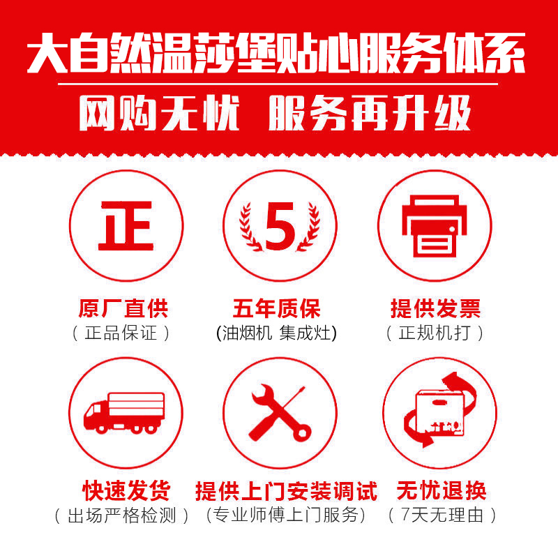 大自然 自动清洗 集成灶DJC50A 侧吸式抽油烟机燃气灶消毒柜一体 大吸力吸油烟机 烟灶套餐 天然气/液化气