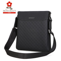 梦特娇/Montagut新款真皮男包商务休闲男士单肩斜挎包经典时尚休闲商务男包