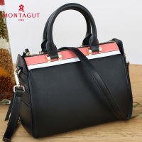梦特娇/Montagut真皮女包欧美新款女士单肩手提包时尚牛皮休闲百搭斜挎包包