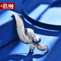 叶明结胸针胸花 别针女饰品时尚配饰韩国生日礼物送女友