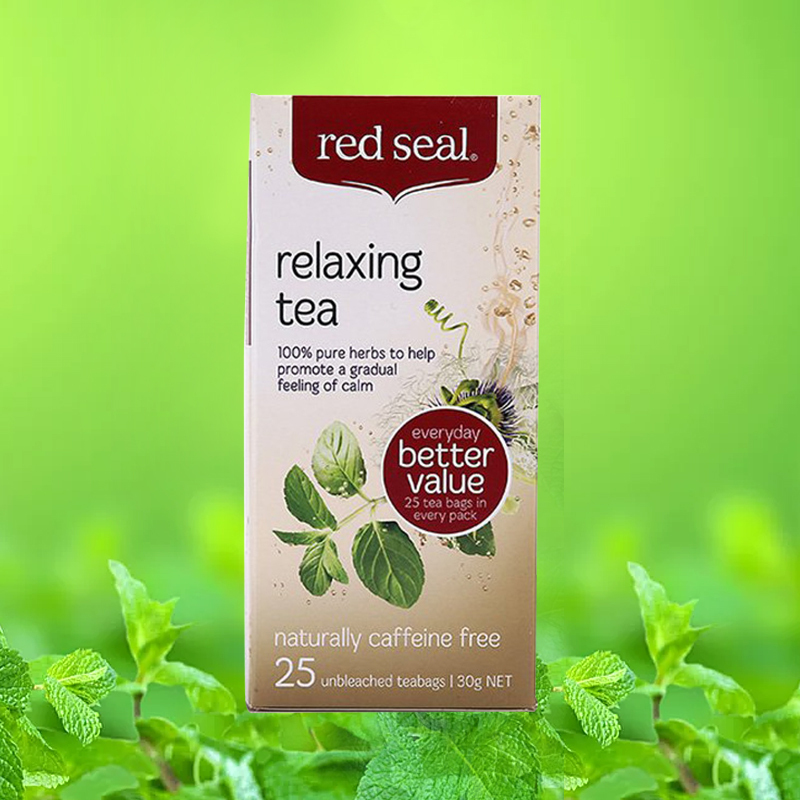 红印(Red Seal)压力舒缓茶 25包/盒装 新西兰进口 舒缓压力 茶叶