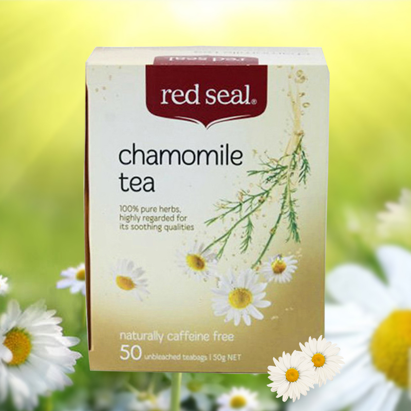 红印(Red Seal) 洋甘菊茶 25包/盒装 新西兰进口 舒缓情绪 茶叶