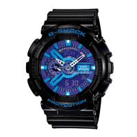 卡西欧(CASIO)G-SHOCK系列时尚运动手表防水防震防磁双显石英腕表 GA-110
