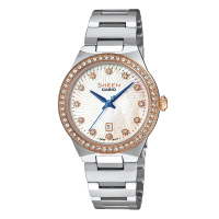 CASIO卡西欧女士手表SHEEN防水时尚潮流优雅石英女士手表SHE-4520