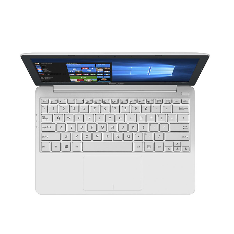 华硕(ASUS)思聪本E203 11.6英寸轻薄本笔记本电脑(N3350双核处理器 4G 128GB固态 珍珠白)