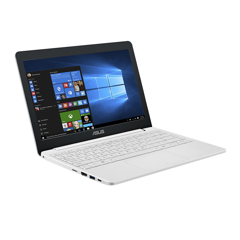 华硕(ASUS)思聪本E203 11.6英寸轻薄本笔记本电脑(N3350双核处理器 4G 128GB固态 珍珠白)
