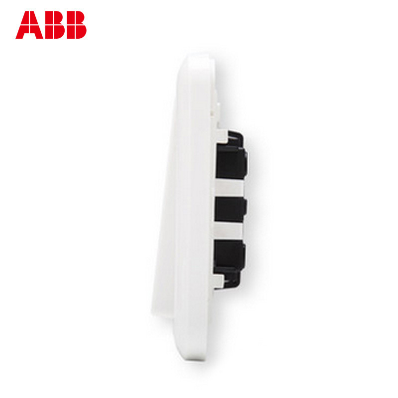 瑞士ABB 开关插座 德静三位双控开关 10AXAJ107