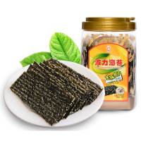 波力 海苔芝麻夹心脆 96g*2 (约72包)紫菜脆片海苔儿童休闲食品