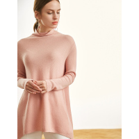 GLB127RF简约半高领修身羊绒衫