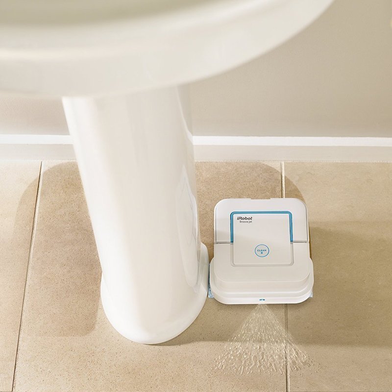艾罗伯特(IROBOT) Braava jet 240 智能擦地机 APP操控 自动清扫 70㎡拖地功能 扫地机器人
