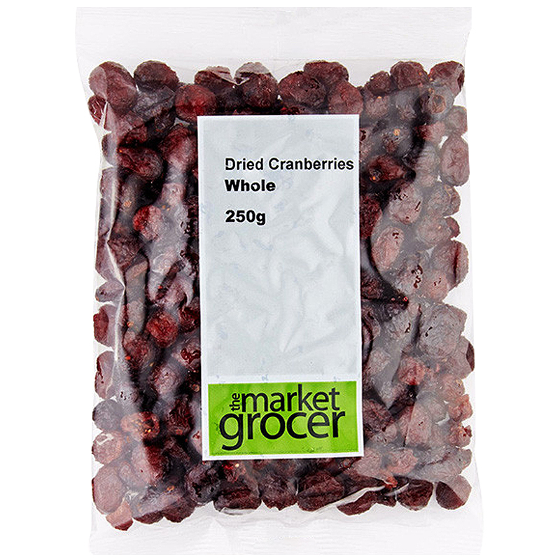 The market grocer 蔓越莓干250g/袋 袋装 澳洲进口果干 澳大利亚进口零食
