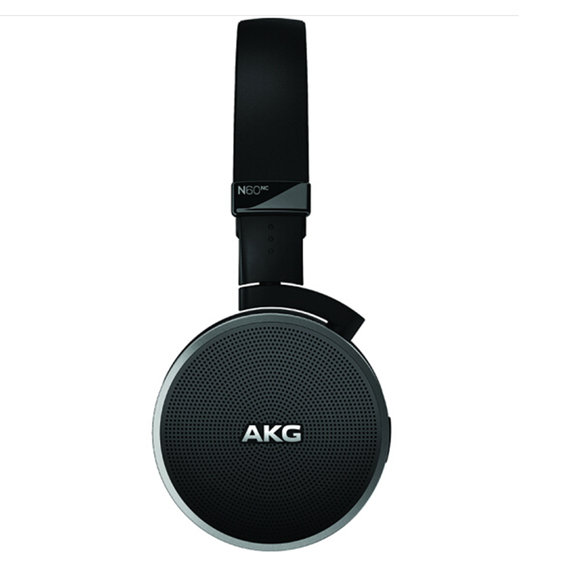 爱科技(AKG)N60NCBT 头戴式耳机 主动降噪蓝牙耳机 手机直推耳机 音乐HIFI有线耳机 - 黑色