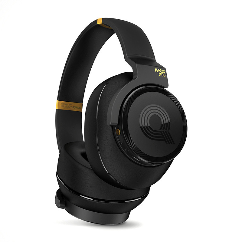 爱科技AKG N90Q 真正黑科技一键定制声音 自动校准高解析头戴式HIFI耳机 黑色