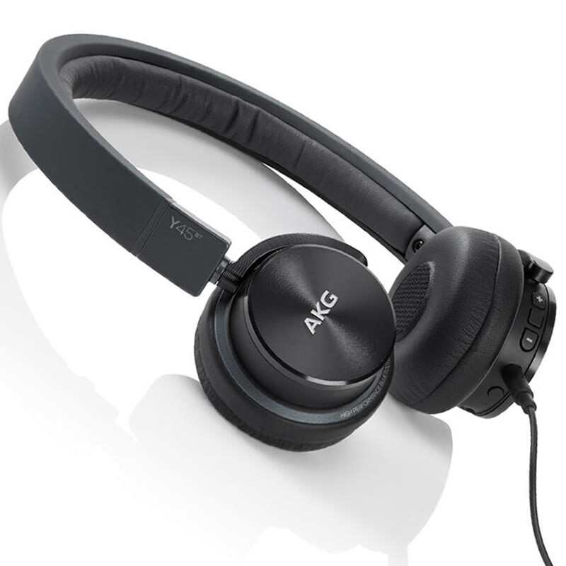 爱科技(AKG)Y45BT蓝牙耳机头戴式 无线立体声音乐耳机 手机耳机 超长待机 重低音 黑色