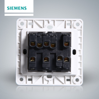 西门子(SIEMENS)开关插座 远景彩银系列三开双控带荧光5TA01191CC122