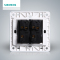 西门子(SIEMENS)开关插座 远景彩银系列二开双控带荧光5TA01171CC122