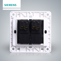 西门子(SIEMENS)开关插座 远景金棕系列二开单控带荧光5TA01151CC133