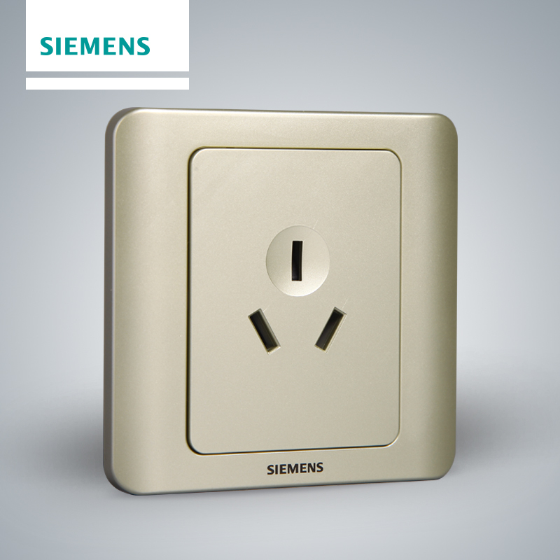 西门子（SIEMENS）开关插座 远景金棕系列16A三孔空调电源插座5UB02001CC133