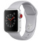 Apple Watch Series3 智能手表GPS+蜂窝网络款 38毫米银色铝金属表壳云雾灰色运动型表带MQQE2CH/A
