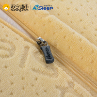 AiSleep 睡眠博士 加长型乳胶护颈椎枕头 枕芯 70*40*14cm 1.8m床 米色