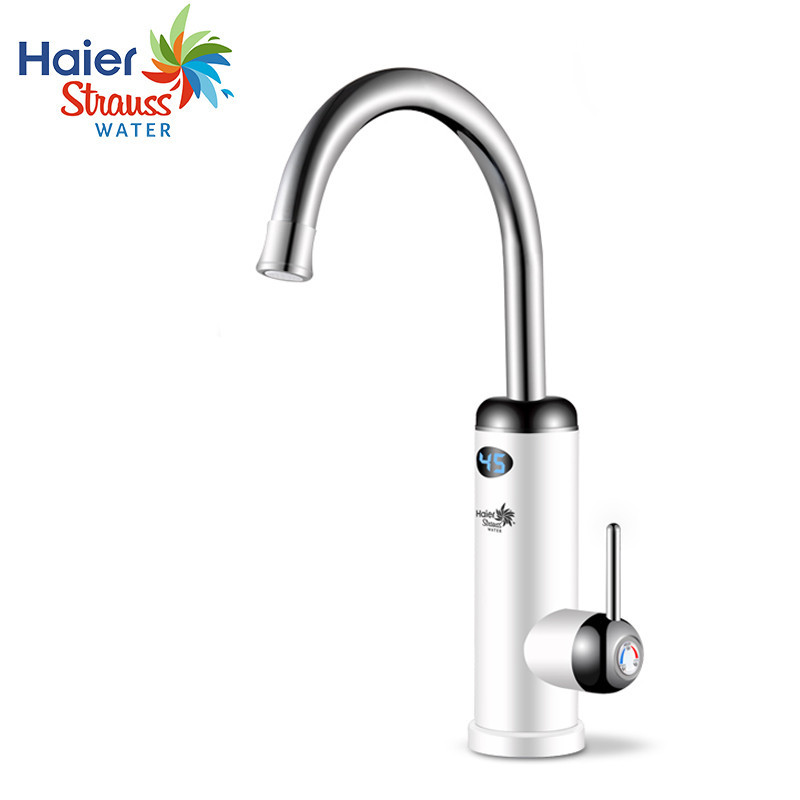 海尔施特劳斯(Haier Strauss)即热式电热水龙头速热厨宝热水器下进水款 温度显示免费上门安装HSW-X30B1