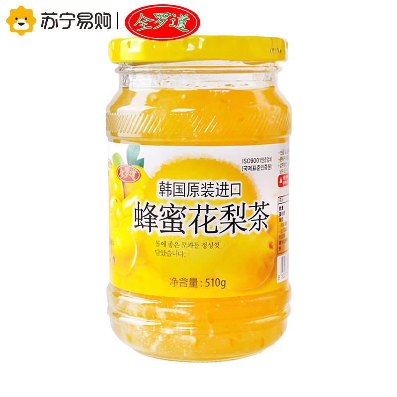 全罗道果汁 果蔬汁全罗道蜂蜜花梨茶 果肉饮料 510g 价格图片品牌报价 苏宁易购苏宁自营