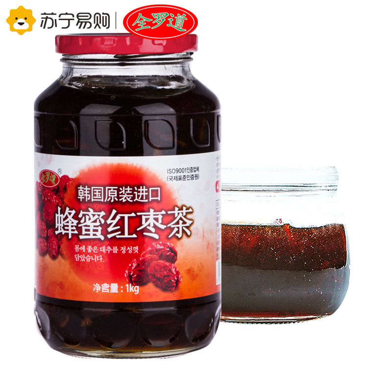 全罗道果汁 果蔬汁全罗道蜂蜜花梨茶 果肉饮料 1kg 价格图片品牌报价 苏宁易购苏宁自营