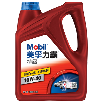 美孚（Mobil）力霸特级 机油 10W-40 4L