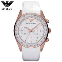 阿玛尼（ARMANI）男士手表商务休闲三眼石英时尚计时男表 AR5979