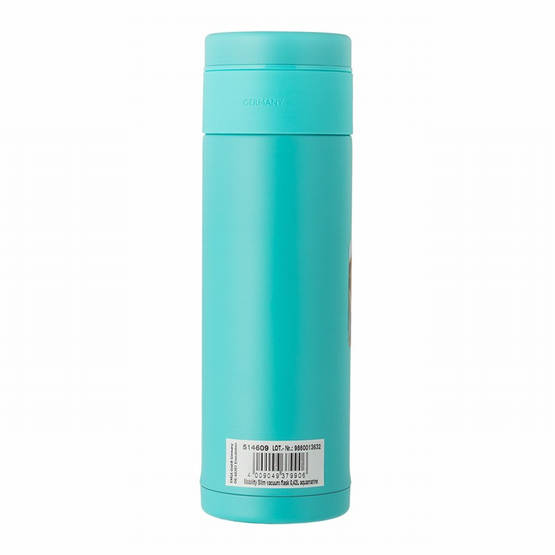 爱慕莎(emsa)保温杯男女316不锈钢真空水杯泡茶杯车载杯420ML 迈利姆海蓝色