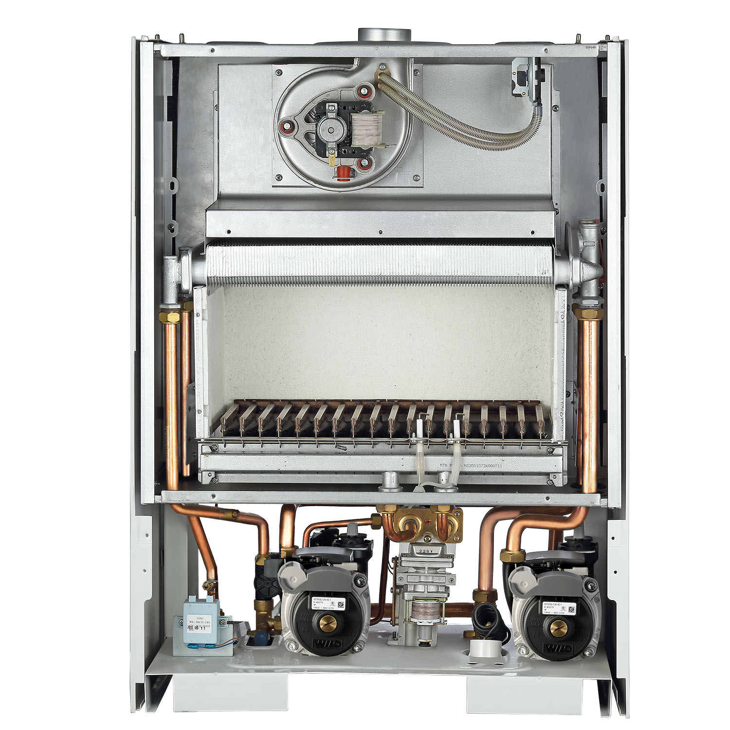 豪华型燃气采暖炉 双泵串联供暖 分段燃烧 多点供水L1PB38-19P2高清大图