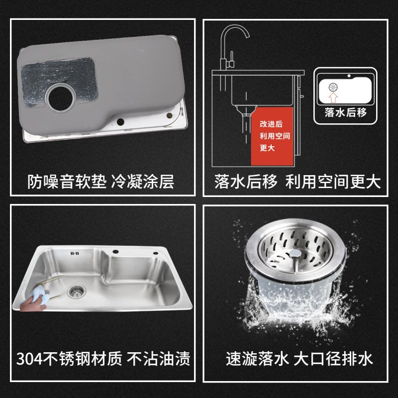 [苏宁自营]科勒齐乐水槽洗菜盆双槽不锈钢厨盆厨房洗碗池水槽龙头套餐45925T+7507T