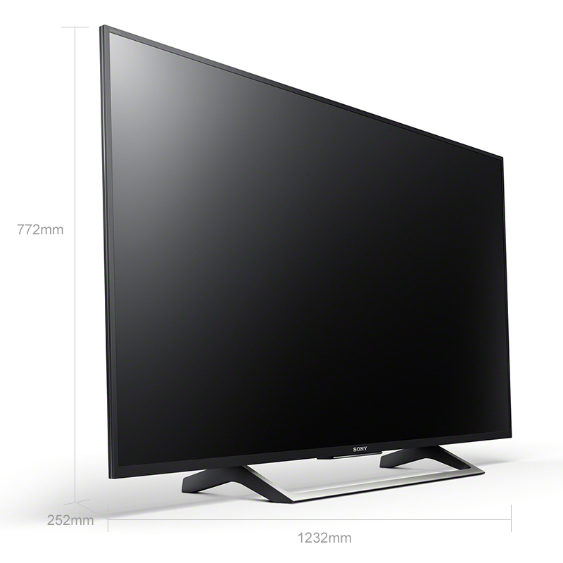 索尼(SONY)KD-55X8066E 55英寸 迅锐处理 安卓7.0更智能 4K超高清 醇音技术[客厅精选]