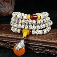 悦木之源 冰冰同款佩戴 星月菩提mm 佛珠 手链 包邮