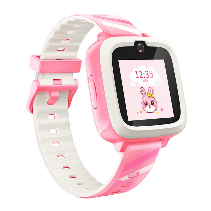 Teemo糖猫儿童电话手表M2 智能手表 4G视频通话手表(蜜桃粉)图片