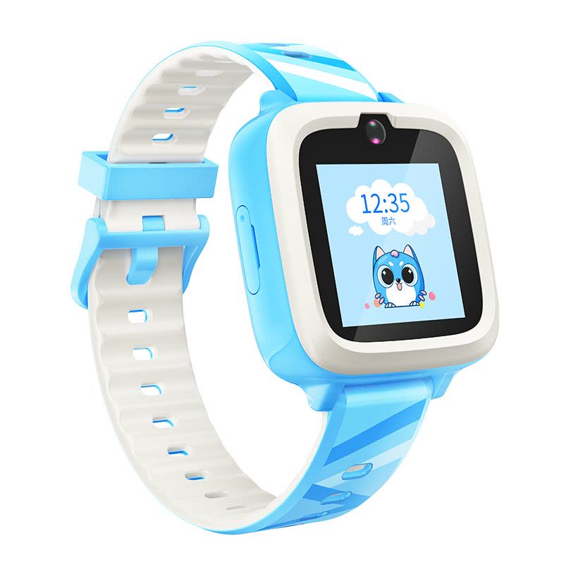 Teemo糖猫儿童电话手表M2 儿童智能手表 4G视频通话版(海天蓝)图片
