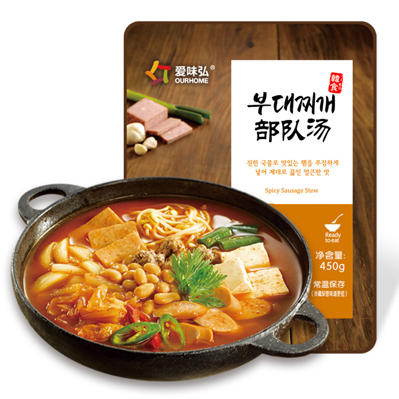 乐采优品 爱味弘 韩国传统参鸡汤 部队汤 汤类组合