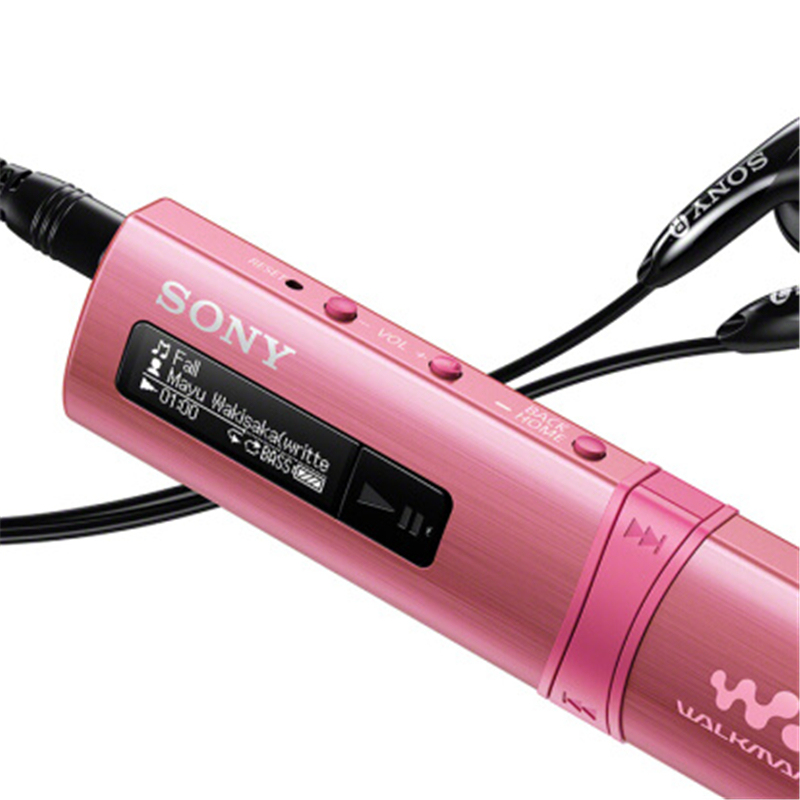 Sony/索尼NWZ-B183F(粉色) 4G MP3播放器便携迷你运动跑步MP3耳机收音机