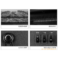 志高（CHIGO）暖风机ZG-NG8 壁炉式仿真火焰取暖器