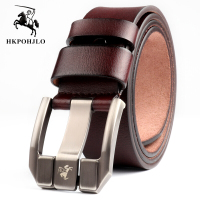 HKPOHJLO男士皮带针扣腰带男时尚牛皮腰带_1