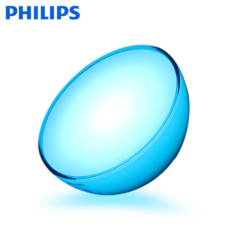 飞利浦(PHILIPS)LED无线智能灯魔灯1600万色调光变色感应10W单灯便携可充电小夜灯卧室唤醒 Hue Go