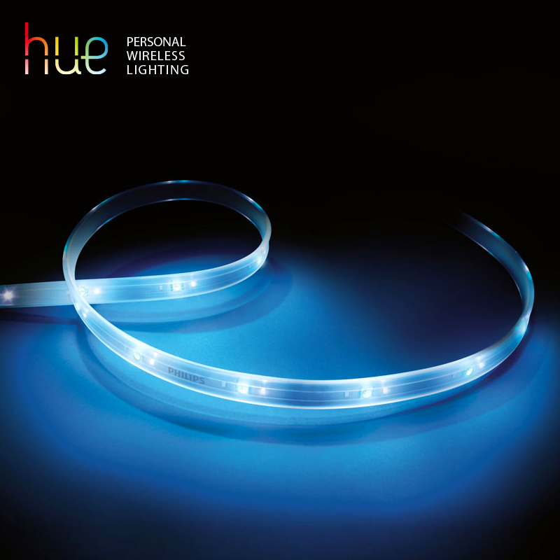 飞利浦hue灯带12V 智能照明客厅led灯带 贴片多彩变色时尚1米灯条 hue灯带
